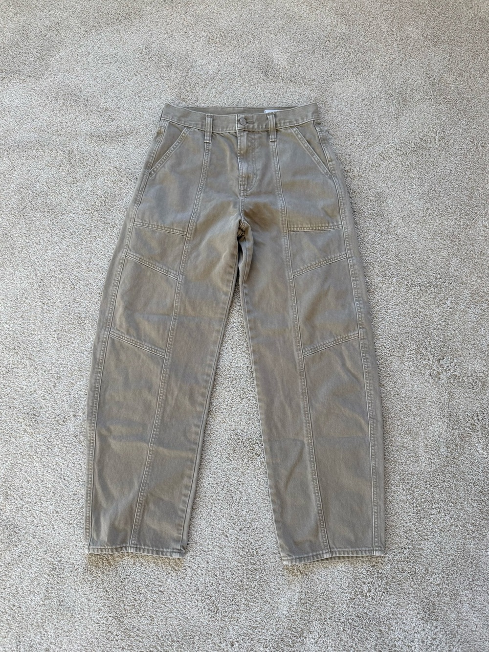 Gap High Rise Barrel Pant